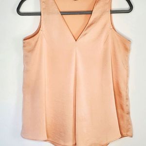 Calvin Klein-Sleeveless Top- V neck -light peach S